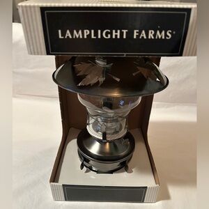 New Traditional oil lamp glass metal maple leaf camping decor outdoors patio